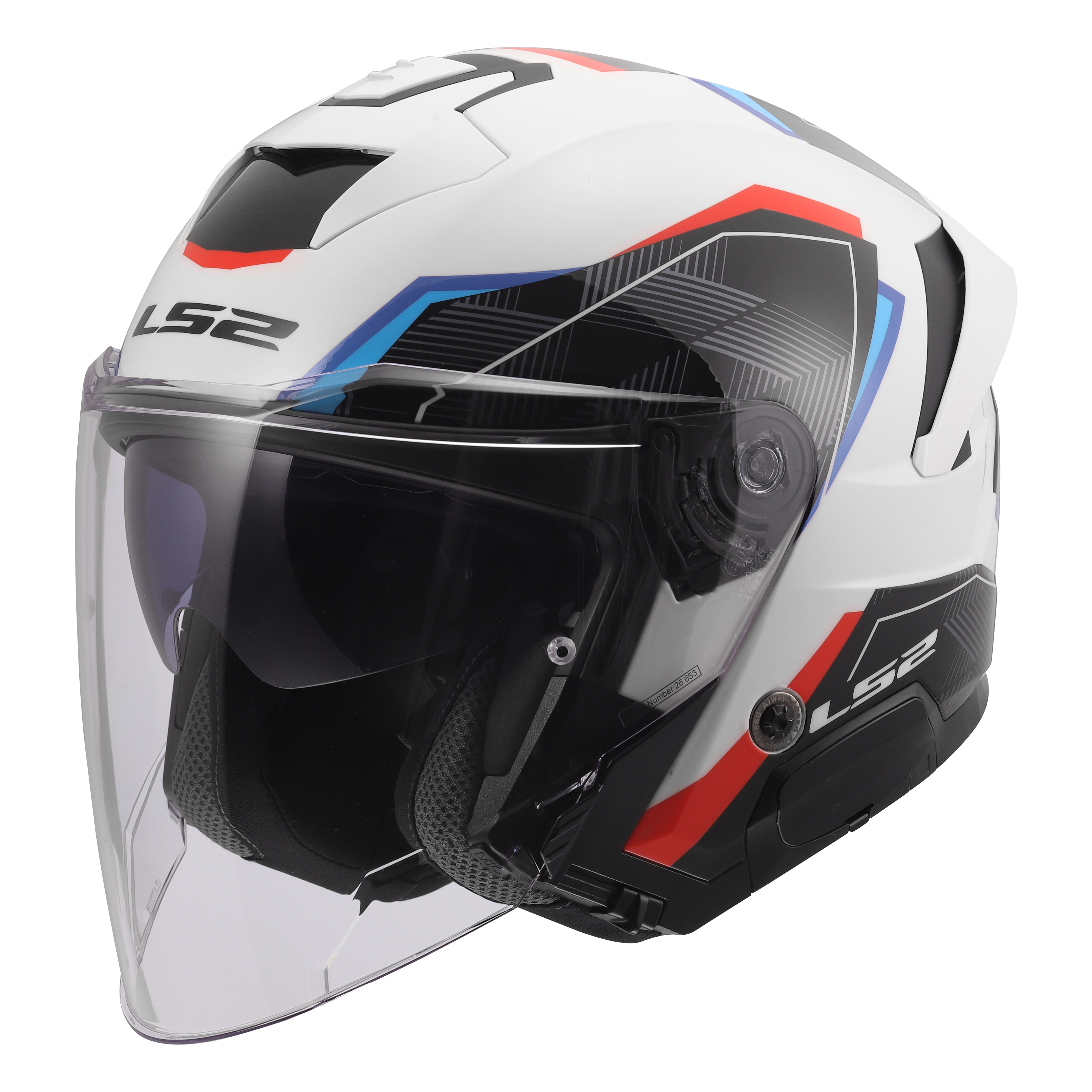 LS2 OF618 VERSOII AIR WHITE BLUE RED